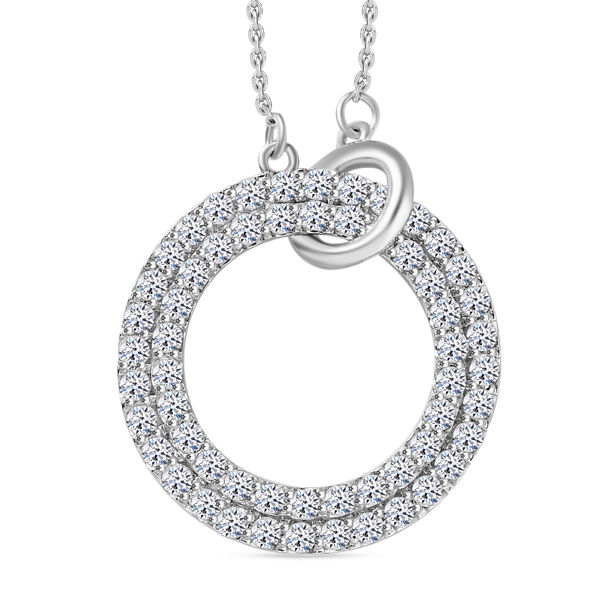 Schmuck-Trio: LUXURIANT DIAMOND SI-GH Labor Diamant Schmuckset (Ringgröße 17,5)