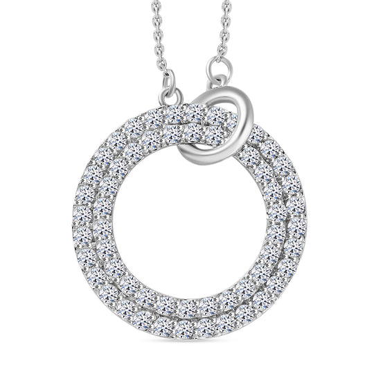 Schmuck-Trio: LUXURIANT DIAMOND SI-GH Labor Diamant Schmuckset (Ringgröße 17,5)