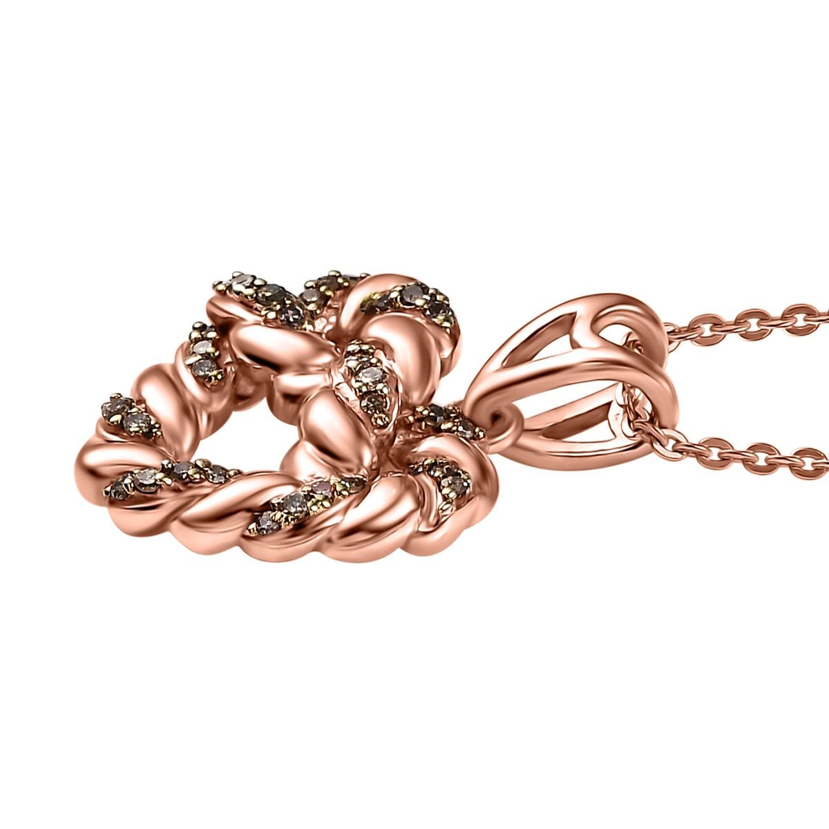 GP Amore Kollektion - 2er-Set weißer Diamant und blauer Saphir Anhänger mit 50cm Kette