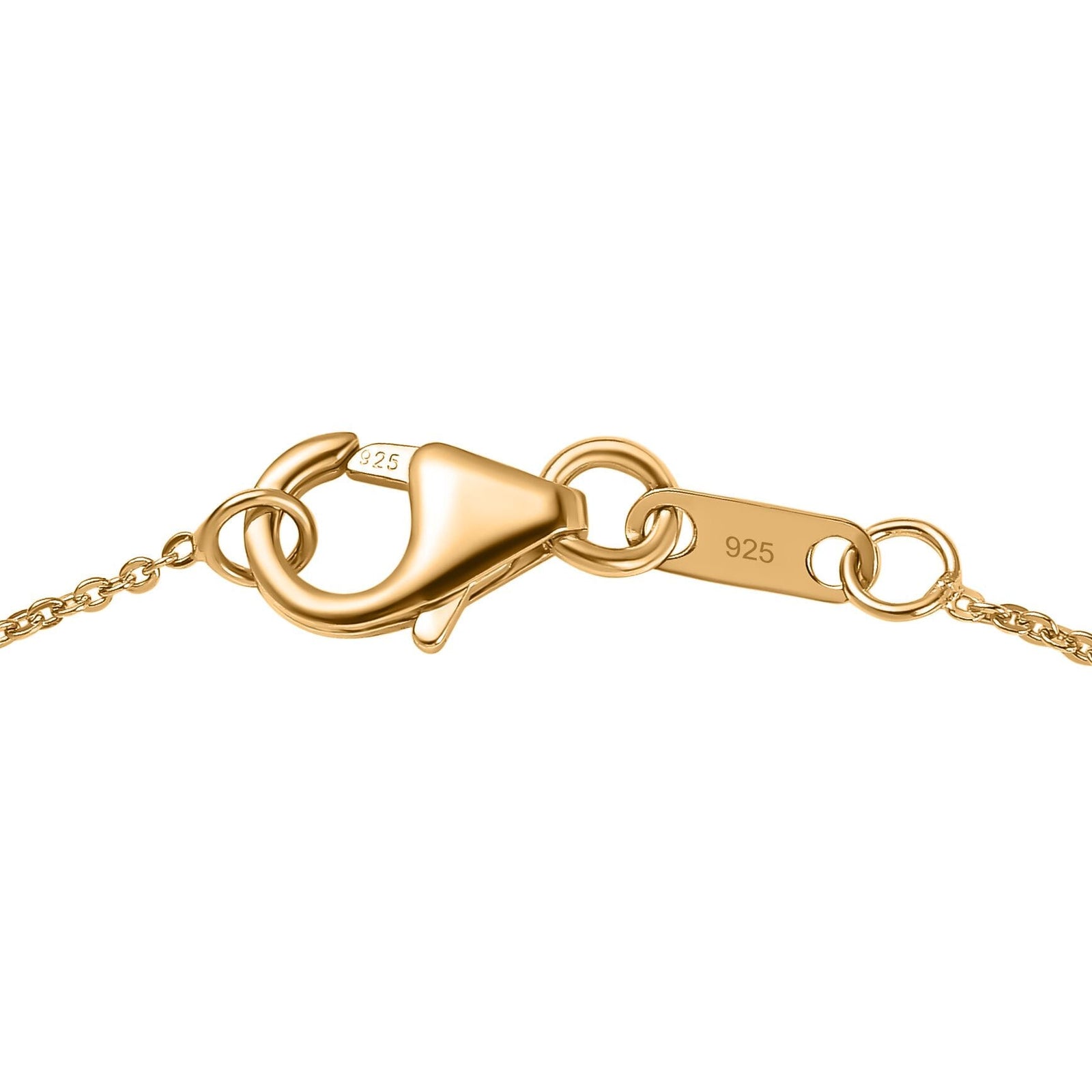 GP Amore Kollektion - 2er-Set weißer Diamant und blauer Saphir Anhänger mit 50cm Kette