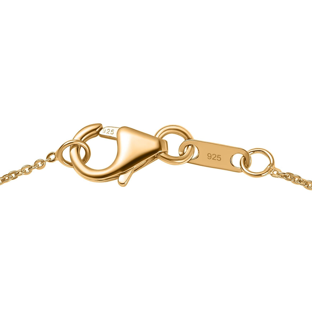 GP Amore Kollektion - 2er-Set weißer Diamant und blauer Saphir Anhänger mit 50cm Kette