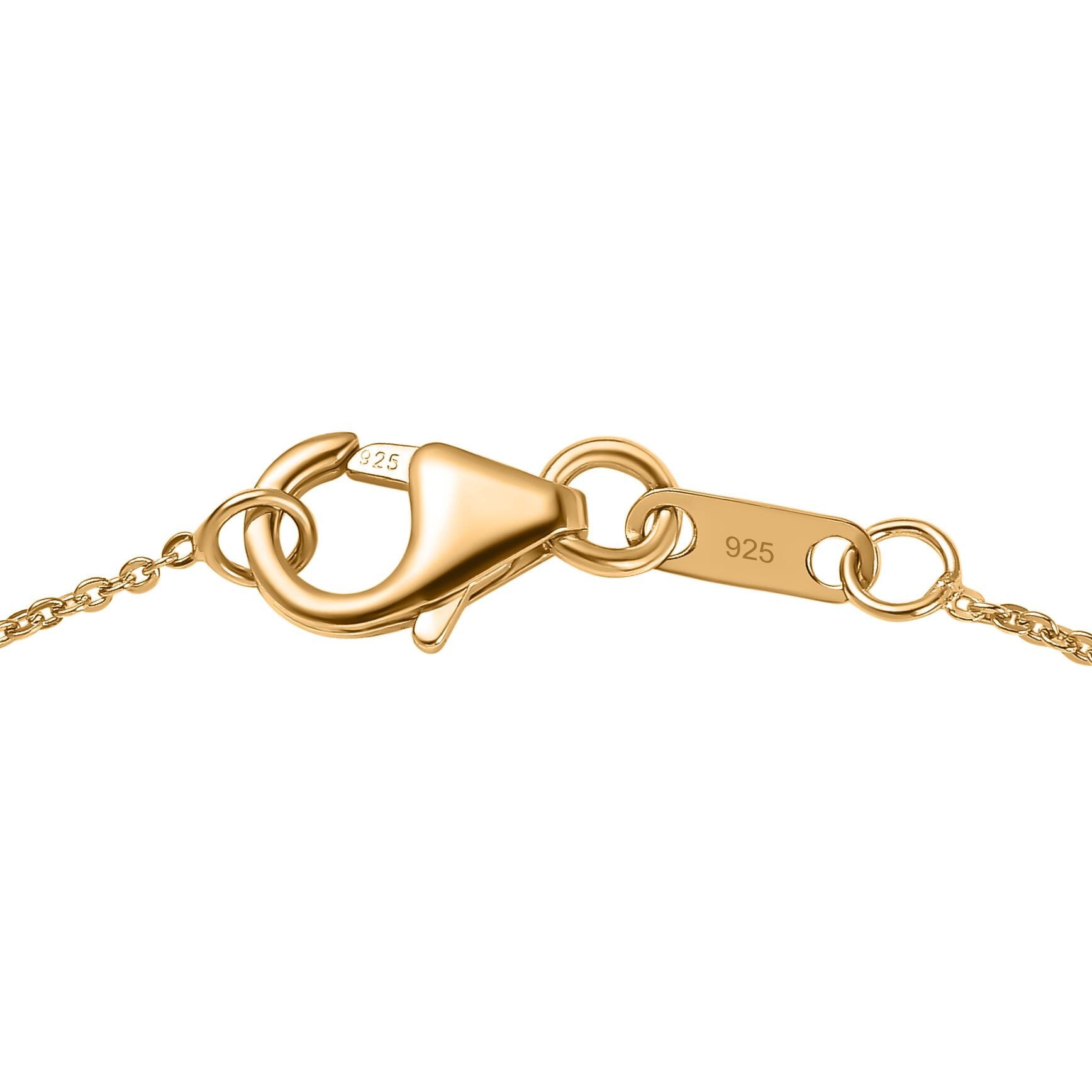 GP Amore Kollektion - 2er-Set weißer Diamant und blauer Saphir Anhänger mit 50cm Kette