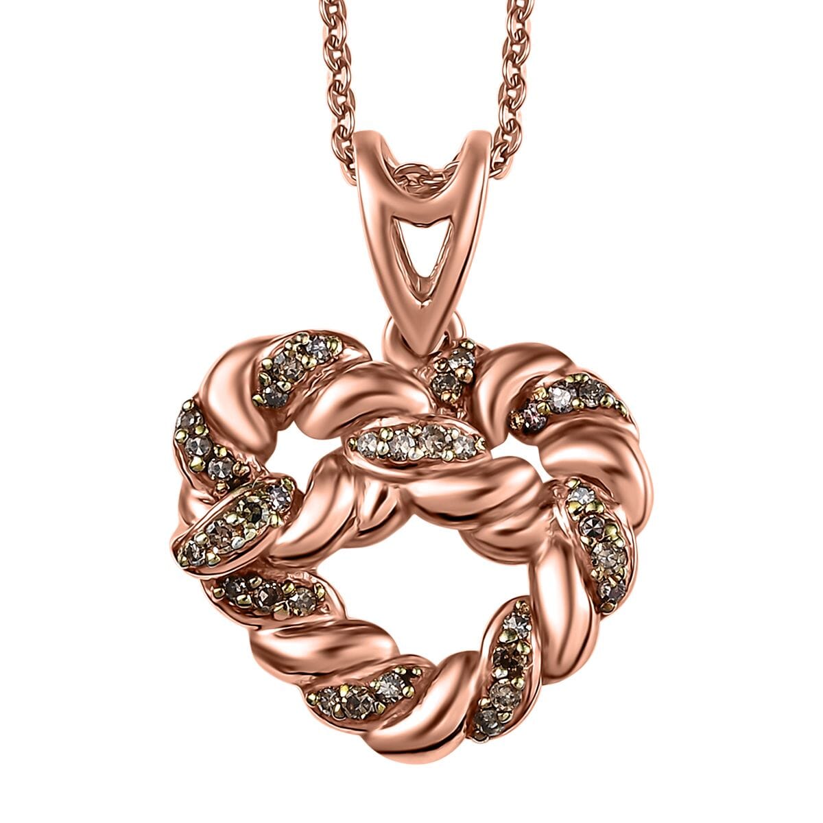 GP Amore Kollektion - 2er-Set weißer Diamant und blauer Saphir Anhänger mit 50cm Kette
