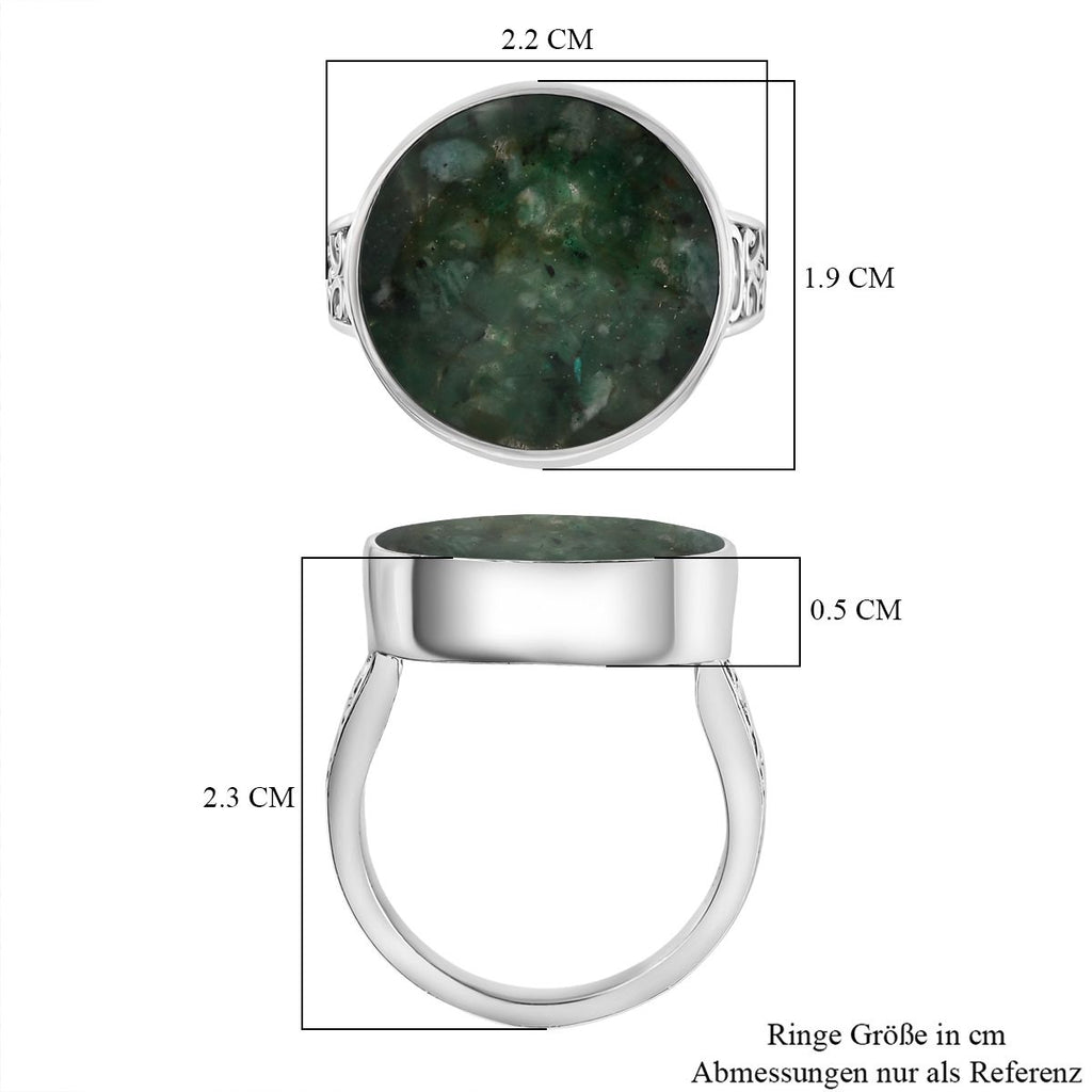 Smaragd Matrix Schmuckset