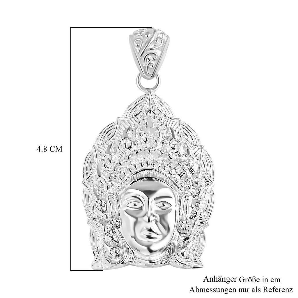 Royal Bali Kollektion- Anhänger und Ring mit Bali-Prinzessinnen-Motiv