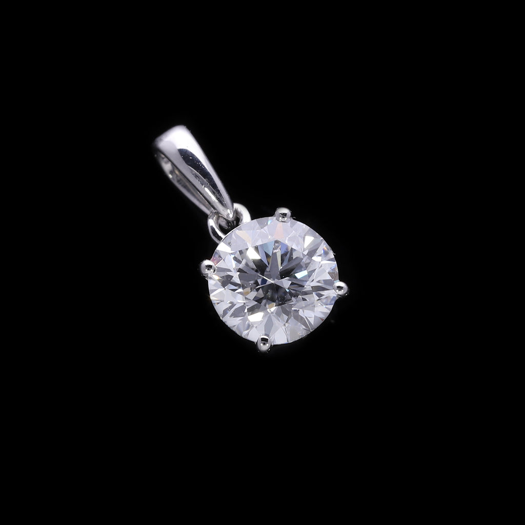 LUXURIANT DIAMOND- SGL zertifizierte VS-EF Labor Diamant Ohrringe und Anhänger in 375 Weißgold