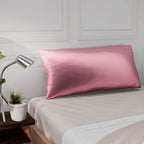 Serenity Night - 100% Maulbeerseide Sommerseidendecke mit Seidenfüllung Daunenkissen und Seidenkissenbezug Rosa
