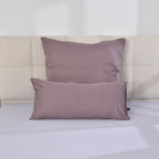 Serenity Night - 100% Bambus-Steppdecke mit Bambusfüllung und 2er-Set Bambus-Kissenbezüge Mauve