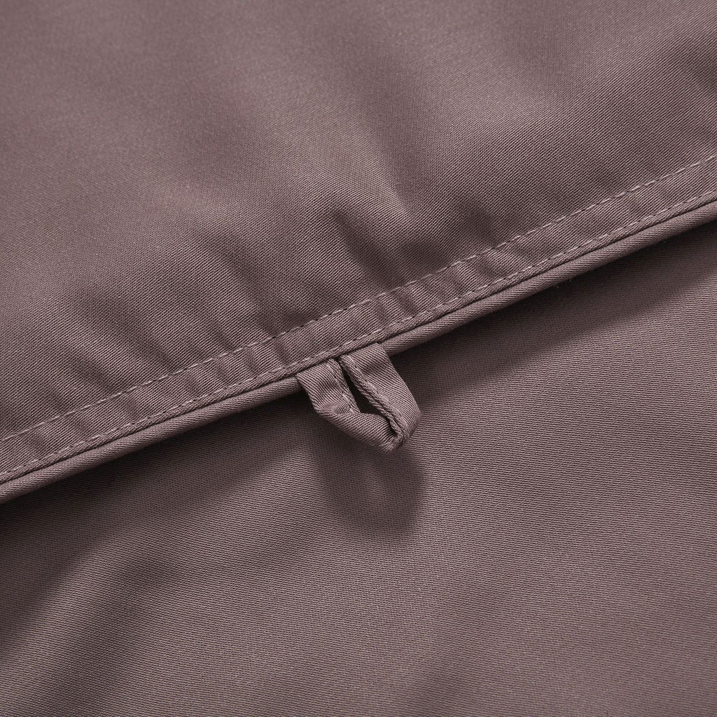 Serenity Night - 100% Bambus-Steppdecke mit Bambusfüllung und 2er-Set Bambus-Kissenbezüge Mauve